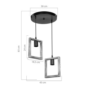 pak-147-000137-3 ΦΩΤΙΣΤΙΚΟ ΟΡΟΦΗΣ ΔΙΦΩΤΟ ISOLATE PAKOWORLD Ε27 ΚΑΡΥΔΙ Φ43X83ΕΚ