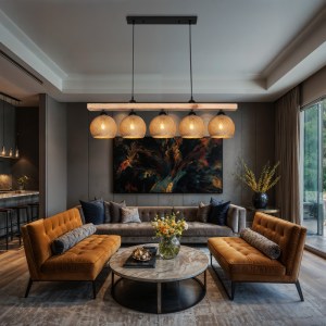 pak-147-000197-1 ΦΩΤΙΣΤΙΚΟ ΟΡΟΦΗΣ ΠΕΝΤΑΦΩΤΟ SALOTE PAKOWORLD Ε27 ΣΕ ΚΑΦΕ-ΦΥΣΙΚΗ ΑΠΟΧΡΩΣΗ 100X18X24ΕΚ