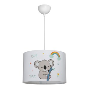 pak-147-000212 ΠΑΙΔΙΚΟ ΦΩΤΙΣΤΙΚΟ ΟΡΟΦΗΣ KOALA PAKOWORLD LED E27 ΠΟΛΥΧΡΩΜΟ PVC Φ30X20ΕΚ