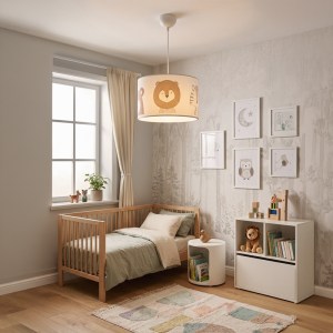pak-147-000213-1 ΠΑΙΔΙΚΟ ΦΩΤΙΣΤΙΚΟ ΟΡΟΦΗΣ SAFARI PAKOWORLD LED E27 ΠΟΛΥΧΡΩΜΟ PVC Φ30X20ΕΚ