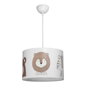 pak-147-000213 ΠΑΙΔΙΚΟ ΦΩΤΙΣΤΙΚΟ ΟΡΟΦΗΣ SAFARI PAKOWORLD LED E27 ΠΟΛΥΧΡΩΜΟ PVC Φ30X20ΕΚ
