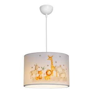 pak-147-000214-2 ΠΑΙΔΙΚΟ ΦΩΤΙΣΤΙΚΟ ΟΡΟΦΗΣ TOTS PAKOWORLD LED E27 ΠΟΛΥΧΡΩΜΟ PVC Φ30X20ΕΚ