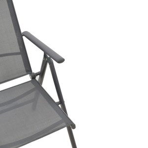 pak-152-000023-7 ΠΟΛΥΘΡΟΝΑ CANDOR PAKOWORLD ΑΝΘΡΑΚΙ ΜΕΤΑΛΛΟ ΚΑΙ ΓΚΡΙ TEXTILENE 51.5X63.5X107ΕΚ
