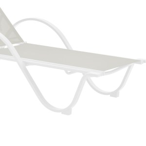 pak-152-000024-3 ΞΑΠΛΩΣΤΡΑ ΜΕ ΜΠΡΑΤΣΑ ATTAIN PAKOWORLD ΛΕΥΚΟ ΑΛΟΥΜΙΝΙΟ ΚΑΙ TEXTILENE ΣΕ ΜΠΕΖ ΑΠΟΧΡΩΣΗ 191X64X32ΕΚ