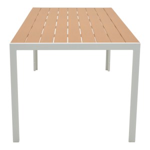 pak-152-000031-3 ΤΡΑΠΕΖΙ NARES PAKOWORLD ΑΛΟΥΜΙΝΙΟ ΛΕΥΚΟ-PLYWOOD ΦΥΣΙΚΟ 180X90X72.5ΕΚ