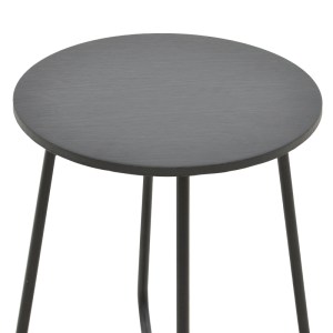 pak-152-000047-2 ΤΡΑΠΕΖΙ BRAMWELL PAKOWORLD ΜΕΤΑΛΛΟ ΑΝΘΡΑΚΙ Φ40X50ΕΚ