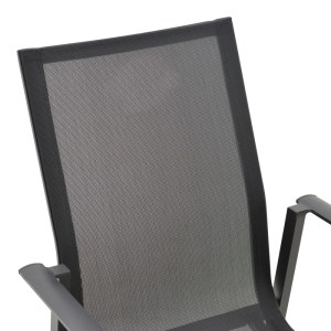 pak-152-000048-4 ΠΟΛΥΘΡΟΝΑ ΚΗΠΟΥ DASHIELL  PAKOWORLD ΑΛΟΥΜΙΝΙΟ ΜΑΥΡΟ TEXTILENE ΜΑΥΡΟ 71X58X94ΕΚ