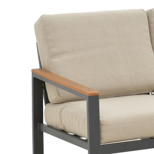 pak-152-000060-11 ΣΑΛΟΝΙ FASHIONABLE PAKOWORLD ΣΕΤ 4ΤΜΧ ΥΦΑΣΜΑ ΣΕ ΓΚΡΙ ΑΠΟΧΡΩΣΗ ΚΑΙ ΑΛΟΥΜΙΝΙΟ-PLYWOOD ΣΕ ΑΝΘΡΑΚΙ ΑΠΟΧΡΩΣΗ