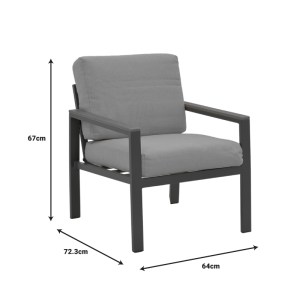pak-152-000060-13 ΣΑΛΟΝΙ FASHIONABLE PAKOWORLD ΣΕΤ 4ΤΜΧ ΥΦΑΣΜΑ ΣΕ ΓΚΡΙ ΑΠΟΧΡΩΣΗ ΚΑΙ ΑΛΟΥΜΙΝΙΟ-PLYWOOD ΣΕ ΑΝΘΡΑΚΙ ΑΠΟΧΡΩΣΗ
