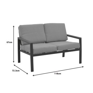 pak-152-000060-15 ΣΑΛΟΝΙ FASHIONABLE PAKOWORLD ΣΕΤ 4ΤΜΧ ΥΦΑΣΜΑ ΣΕ ΓΚΡΙ ΑΠΟΧΡΩΣΗ ΚΑΙ ΑΛΟΥΜΙΝΙΟ-PLYWOOD ΣΕ ΑΝΘΡΑΚΙ ΑΠΟΧΡΩΣΗ