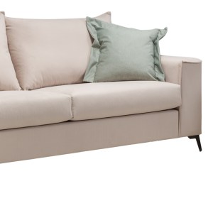 pak-168-000093-4 ΣΕΤ ΣΑΛΟΝΙΟΥ 2ΤΕΜ VERONA PAKOWORLD ΚΡΕΜ ΥΦΑΣΜΑ ΜΕ ΜΑΞΙΛΑΡΙΑ ΣΕ ΜΕΝΤΑ ΑΠΟΧΡΩΣΗ