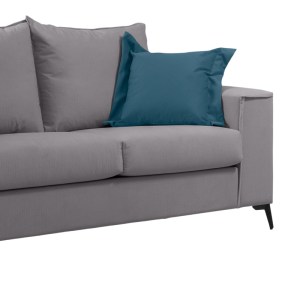 pak-168-000096-7 ΣΕΤ ΣΑΛΟΝΙΟΥ 2ΤΕΜ VERONA PAKOWORLD ΑΝΟΙΧΤΟ ΓΚΡΙ ΥΦΑΣΜΑ ΜΕ ΜΑΞΙΛΑΡΙΑ ΣΕ ΜΠΛΕ ΑΠΟΧΡΩΣΗ
