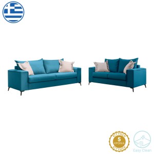 pak-168-000098 ΣΕΤ ΣΑΛΟΝΙΟΥ 2ΤΕΜ VERONA PAKOWORLD ΠΕΤΡΟΛ ΥΦΑΣΜΑ ΜΕ ΜΑΞΙΛΑΡΙΑ ΣΕ ΜΠΕΖ ΑΠΟΧΡΩΣΗ