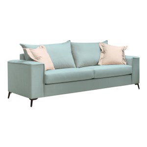 pak-168-000099-2 ΣΕΤ ΣΑΛΟΝΙΟΥ 2ΤΕΜ VERONA PAKOWORLD ΜΕΝΤΑ ΥΦΑΣΜΑ ΜΕ ΜΑΞΙΛΑΡΙΑ ΣΕ ΚΡΕΜ ΑΠΟΧΡΩΣΗ