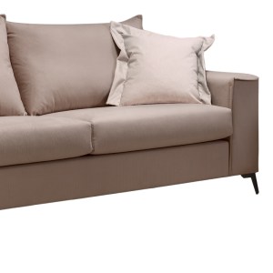 pak-168-000101-4 ΣΕΤ ΣΑΛΟΝΙΟΥ 2ΤΕΜ VERONA PAKOWORLD ΜΟΚΑ ΥΦΑΣΜΑ ΜΕ ΜΑΞΙΛΑΡΙΑ ΣΕ ΚΡΕΜ ΑΠΟΧΡΩΣΗ