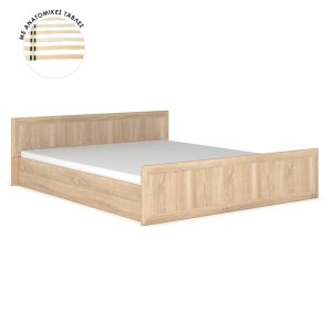 pak-173-000033 ΚΡΕΒΑΤΙ ΔΙΠΛΟ REBECCA PAKOWORLD SONOMA 160X200ΕΚ