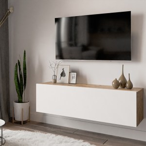 pak-176-000006-1 ΕΠΙΠΛΟ ΤΗΛΕΟΡΑΣΗΣ ΕΠΙΤΟΙΧΙΟ SERIT PAKOWORLD ΛΕΥΚΟ-ΦΥΣΙΚΟ 100X31,5X29,5ΕΚ