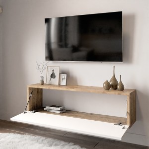 pak-176-000006-2 ΕΠΙΠΛΟ ΤΗΛΕΟΡΑΣΗΣ ΕΠΙΤΟΙΧΙΟ SERIT PAKOWORLD ΛΕΥΚΟ-ΦΥΣΙΚΟ 100X31,5X29,5ΕΚ
