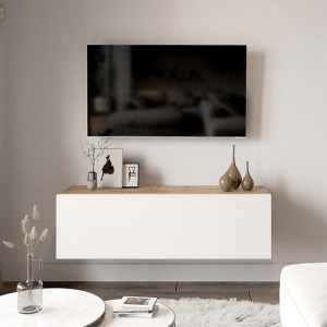 pak-176-000006-3 ΕΠΙΠΛΟ ΤΗΛΕΟΡΑΣΗΣ ΕΠΙΤΟΙΧΙΟ SERIT PAKOWORLD ΛΕΥΚΟ-ΦΥΣΙΚΟ 100X31,5X29,5ΕΚ