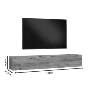 pak-176-000060-5 ΕΠΙΠΛΟ ΤΗΛΕΟΡΑΣΗΣ ΕΠΙΤΟΙΧΙΟ DELLO PAKOWORLD SONOMA 180X31.6X29.6ΕΚ