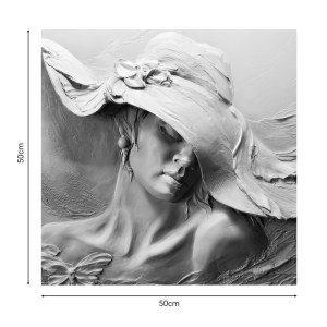 pak-176-000159-1 ΠΙΝΑΚΑΣ ΣΕ ΚΑΜΒΑ GRACY PAKOWORLD ΨΗΦΙΑΚΗΣ ΕΚΤΥΠΩΣΗΣ 50X1.8X50ΕΚ