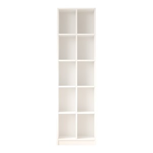 pak-176-000199-3 ΒΙΒΛΙΟΘΗΚΗ OTECA 10ΘΕΣΕΩΝ PAKOWORLD ΣΕ ΛΕΥΚΗ ΑΠΟΧΡΩΣΗ 51.1X25.4X180ΕΚ