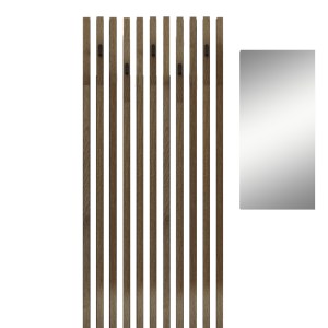 pak-192-000034-2 ΕΠΙΠΛΟ ΕΙΣΟΔΟΥ ARIKA PAKOWORLD ΛΕΥΚΟ-SONOMA 100X37X199.5ΕΚ