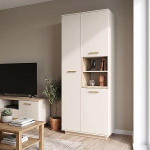 pak-192-000059 ΝΤΟΥΛΑΠΑ ΣΤΗΛΗ NORDA PAKOWORLD ΚΡΕΜ ΜΕ OAK 199,5X40X80ΕΚ