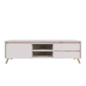 pak-192-000075-1 ΣΥΝΘΕΤΟ ΣΑΛΟΝΙΟΥ BELKA PAKOWORLD ΚΡΕΜ ΜΕ OAK 210,6X45X152,6ΕΚ