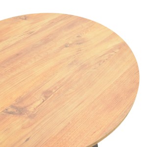 pak-197-000325-3 ΤΡΑΠΕΖΙ ROGUE PAKOWORLD ΦΥΣΙΚΗ ΑΠΟΧΡΩΣΗ ΜΕ ΜΑΥΡΑ ΜΕΤΑΛΛΙΚΑ ΠΟΔΙΑ Φ70X72ΕΚ