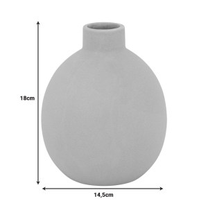 pak-199-000623-1 ΒΑΖΟ ROZERIE PAKOWORLD ΚΕΡΑΜΙΚΟ ΣΕ ΜΠΕΖ ΑΠΟΧΡΩΣΗ Φ14,5X18ΕΚ