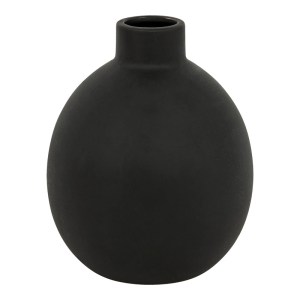 pak-199-000647 ΒΑΖΟ RIANZO PAKOWORLD ΚΕΡΑΜΙΚΟ ΣΕ ΜΑΥΡΗ ΑΠΟΧΡΩΣΗ Φ14.5X18ΕΚ