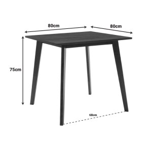 pak-200-000176-7 TΡΑΠΕΖΑΡΙΑ BENSON - ORLEAN PAKOWORLD ΣΕΤ 5ΤΜΧ ΚΑΡΥΔΙ - ΥΦΑΣΜΑ ΜΠΕΖ 80X80X75ΕΚ