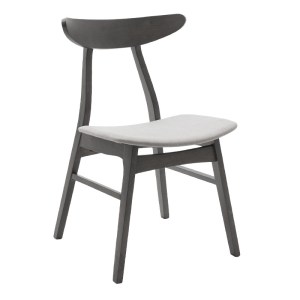 pak-200-000185-5 TΡΑΠΕΖΑΡΙΑ BENSON - ORLEAN PAKOWORLD ΣΕΤ 5ΤΜΧ RUSTIC GREY-ΥΦΑΣΜΑ ΓΚΡΙ 120X75X75ΕΚ