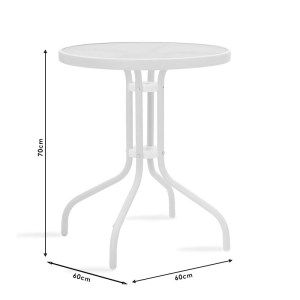 pak-200-000300-4 ΤΡΑΠΕΖΑΡΙΑ ΚΗΠΟΥ WATSON-OBBI ΣΕΤ 3ΤΕΜ PAKOWORLD ΜΕΤΑΛΛΟ-PE ΚΑΦΕ