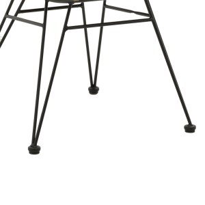 pak-200-000755-6 ΤΡΑΠΕΖΑΡΙΑ NAOKI C PAKOWORLD ΣΕΤ 7 ΤΜΧ RATTAN ΦΥΣΙΚΟ-ΜΑΥΡΟ ΜΕΤΑΛΛΟ-ΓΥΑΛΙ 160X90X78ΕΚ