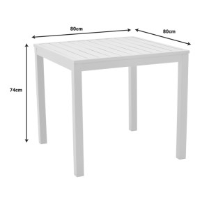 pak-200-000788-10 ΤΡΑΠΕΖΑΡΙΑ SAVOR-KLITON ΣΕΤ 3ΤΕΜ PAKOWORLD ΛΕΥΚΟ ΑΛΟΥΜΙΝΙΟ ΚΑΙ RATTAN ΣΕ ΦΥΣΙΚΟ ΧΡΩΜΑ 80X80X74ΕΚ