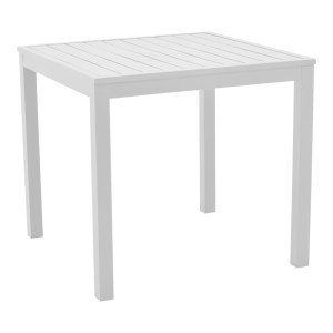 pak-200-000803-5 ΤΡΑΠΕΖΑΡΙΑ KLITON - PINO ΣΕΤ 3ΤΕΜ PAKOWORLD ΑΛΟΥΜΙΝΙΟ ΣΕ ΛΕΥΚΗ ΑΠΟΧΡΩΣΗ 80X80X74ΕΚ