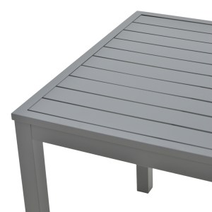 pak-200-000815-7 ΤΡΑΠΕΖΑΡΙΑ MOLY - KLITON Ι ΣΕΤ 5ΤΕΜ PAKOWORLD ΑΝΘΡΑΚΙ ΑΛΟΥΜΙΝΙΟ ΚΑΙ TEXTILENE ΣΕ ΑΝΘΡΑΚΙ ΑΠΟΧΡΩΣΗ 80X80X74ΕΚ