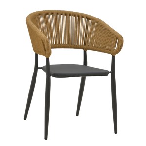 pak-200-000857-1 ΤΡΑΠΕΖΑΡΙΑ KLITON-RAVEN ΣΕΤ 3ΤΕΜ PAKOWORLD  ΑΛΟΥΜΙΝΙΟ ΣΕ ΑΝΘΡΑΚΙ ΑΠΟΧΡΩΣΗ 80X80X74ΕΚ