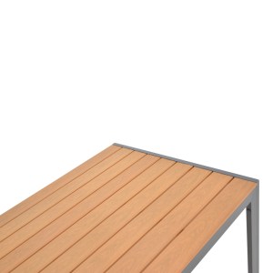 pak-200-000911-4 ΤΡΑΠΕΖΑΡΙΑ NARES-AZELIE ΣΕΤ 5ΤΕΜ PAKOWORLD ΑΝΘΡΑΚΙ ΑΛΟΥΜΙΝΙΟ ΚΑΙ PLYWOOD ΣΕ ΦΥΣΙΚΗ ΑΠΟΧΡΩΣΗ 180X90X72.5ΕΚ