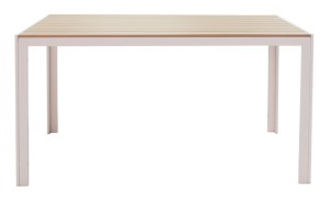 pak-200-000921-2 ΤΡΑΠΕΖΑΡΙΑ NARES-NORTURE A ΣΕΤ 5ΤΕΜ PAKOWORLD ΛΕΥΚΟ ΑΛΟΥΜΙΝΙΟ ΚΑΙ PLYWOOD ΣΕ ΦΥΣΙΚΗ ΑΠΟΧΡΩΣΗ 140X80X72.5ΕΚ