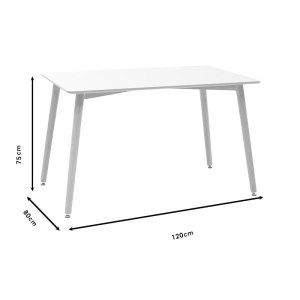 pak-200-000994-7 ΤΡΑΠΕΖΑΡΙΑ EZRA-NATALI PAKOWORLD ΣΕΤ 5ΤΕΜ PP-MDF ΣΕ ΛΕΥΚΗ-ΦΥΣΙΚΗ ΑΠΟΧΡΩΣΗ 120X80X76ΕΚ