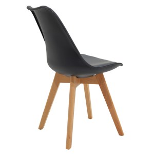 pak-200-001027-2 ΤΡΑΠΕΖΑΡΙΑ GASTON-BALOU PAKOWORLD ΣΕΤ 5ΤΕΜ PP-MDF ΣΕ ΜΑΥΡΗ-ΦΥΣΙΚΗ ΑΠΟΧΡΩΣΗ Φ120X73ΕΚ