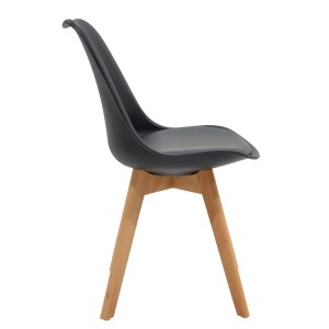 pak-200-001027-3 ΤΡΑΠΕΖΑΡΙΑ GASTON-BALOU PAKOWORLD ΣΕΤ 5ΤΕΜ PP-MDF ΣΕ ΜΑΥΡΗ-ΦΥΣΙΚΗ ΑΠΟΧΡΩΣΗ Φ120X73ΕΚ