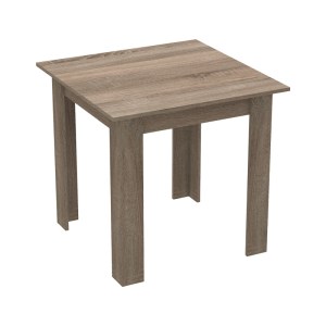 pak-200-001163-2 ΤΡΑΠΕΖΑΡΙΑ MANKA-PARKER PAKOWORLD ΣΕΤ 3ΤΕΜ MDF ΣΕ ΜΑΥΡΗ-SONOMA TRUFFLE ΑΠΟΧΡΩΣΗ 80X80X77ΕΚ