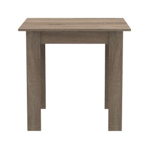 pak-200-001163-3 ΤΡΑΠΕΖΑΡΙΑ MANKA-PARKER PAKOWORLD ΣΕΤ 3ΤΕΜ MDF ΣΕ ΜΑΥΡΗ-SONOMA TRUFFLE ΑΠΟΧΡΩΣΗ 80X80X77ΕΚ