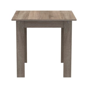 pak-200-001163-4 ΤΡΑΠΕΖΑΡΙΑ MANKA-PARKER PAKOWORLD ΣΕΤ 3ΤΕΜ MDF ΣΕ ΜΑΥΡΗ-SONOMA TRUFFLE ΑΠΟΧΡΩΣΗ 80X80X77ΕΚ