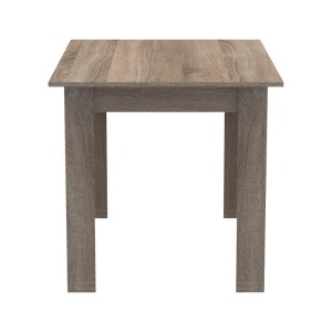 pak-200-001199-6 ΤΡΑΠΕΖΑΡΙΑ MANKA-JULITA PAKOWORLD ΣΕΤ 5ΤΕΜ ΣΕ SONOMA TRUFFLE-ΜΑΥΡΗ ΑΠΟΧΡΩΣΗ 110X80X77ΕΚ