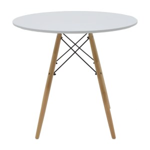 pak-200-001212-5 ΤΡΑΠΕΖΑΡΙΑ JULITA-PARKER PAKOWORLD ΣΕΤ 5ΤΕΜ MDF ΛΕΥΚΟ-ΠΟΔΙΑ ΦΥΣΙΚΟ Φ80X73ΕΚ